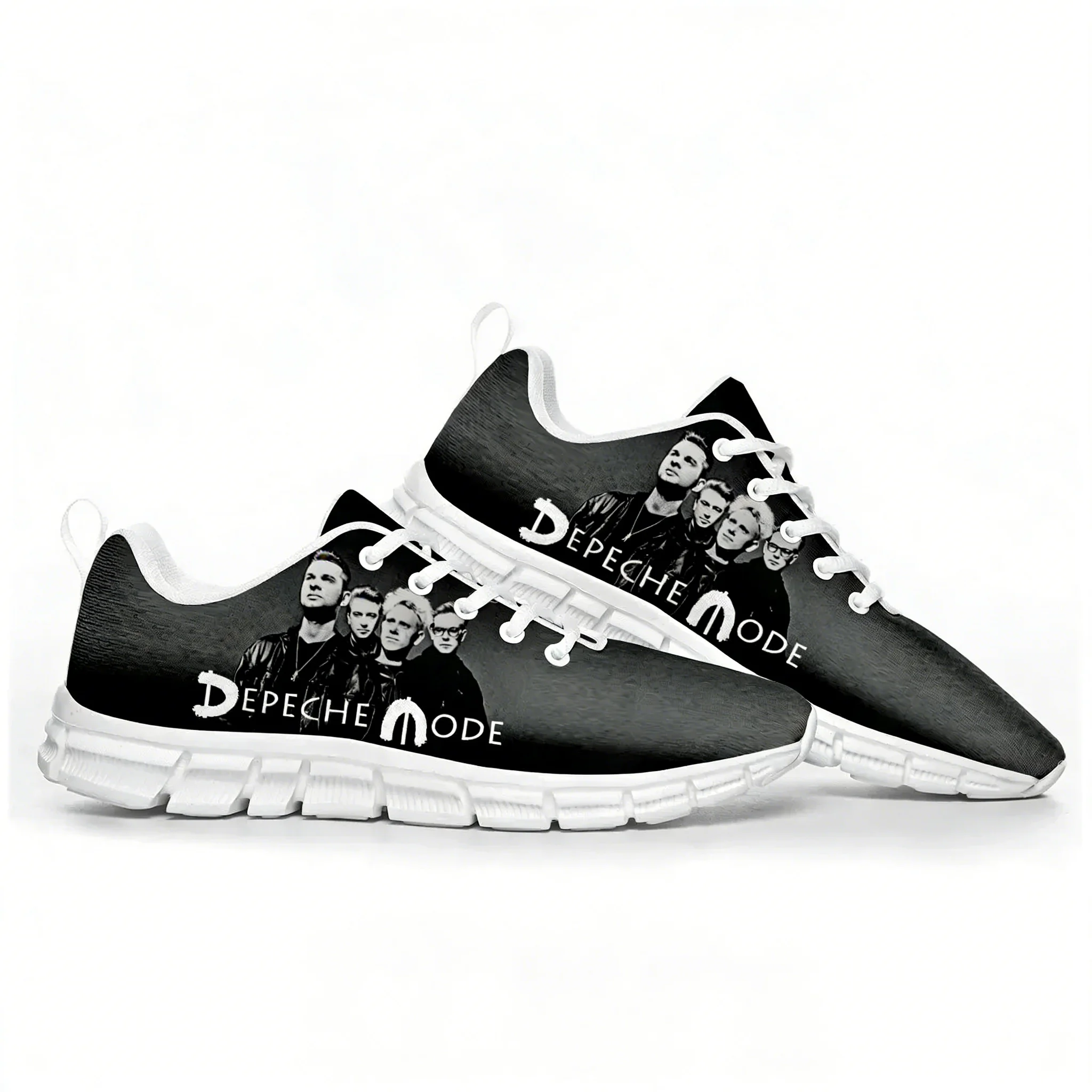Embroidery White - Depeche Rock Band Mode Sports Shoes