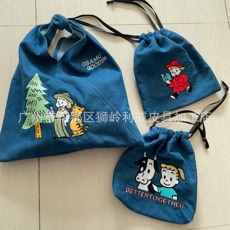 Hot OSAMU GOODS Series Fashion - Embroidery Pattern ulasan dan harga