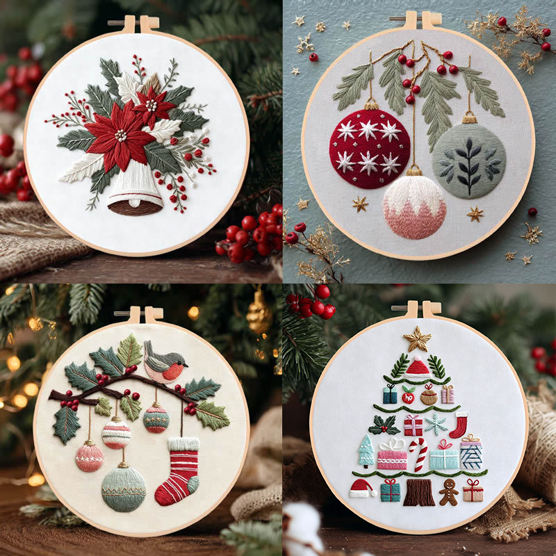 DIY Embroidery Christmas Tree  - Embroidery Diy ulasan dan harga