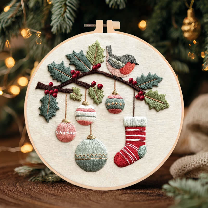 DIY Embroidery Christmas Tree  - Embroidery Diy ulasan dan harga