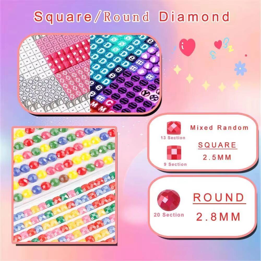 HUACAN Diamond Painting 5d Sun - Embroidery Rose Stitch ulasan dan harga