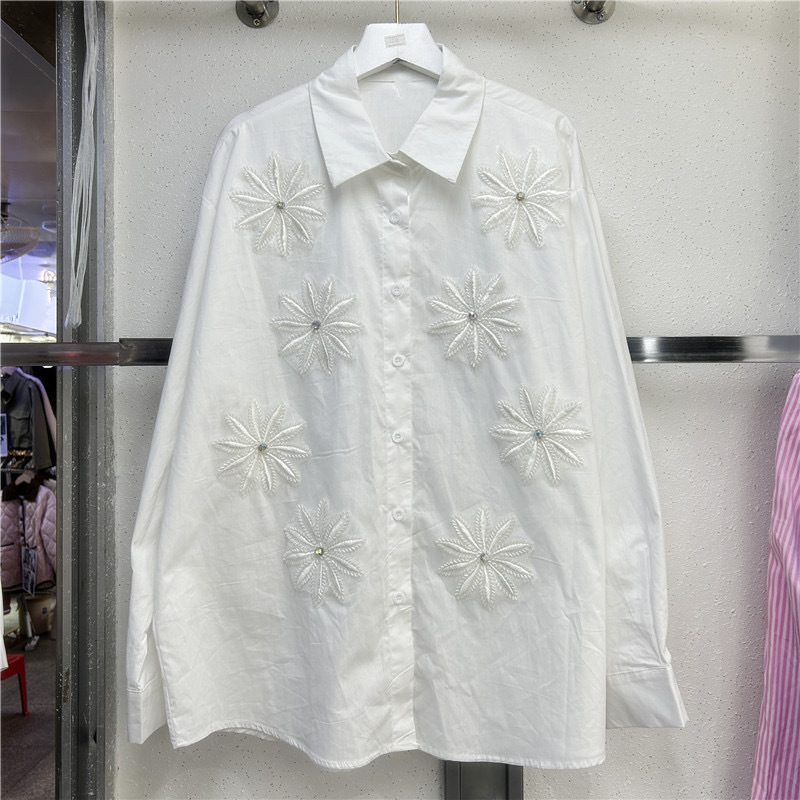 Blouses Women Shirt Vintage Tu - Embroidery Online ulasan dan harga