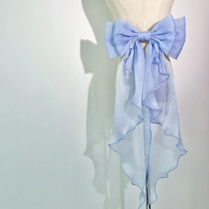 Trailing Bow Shiny Silk Double - Embroidery Kaftan ulasan dan harga