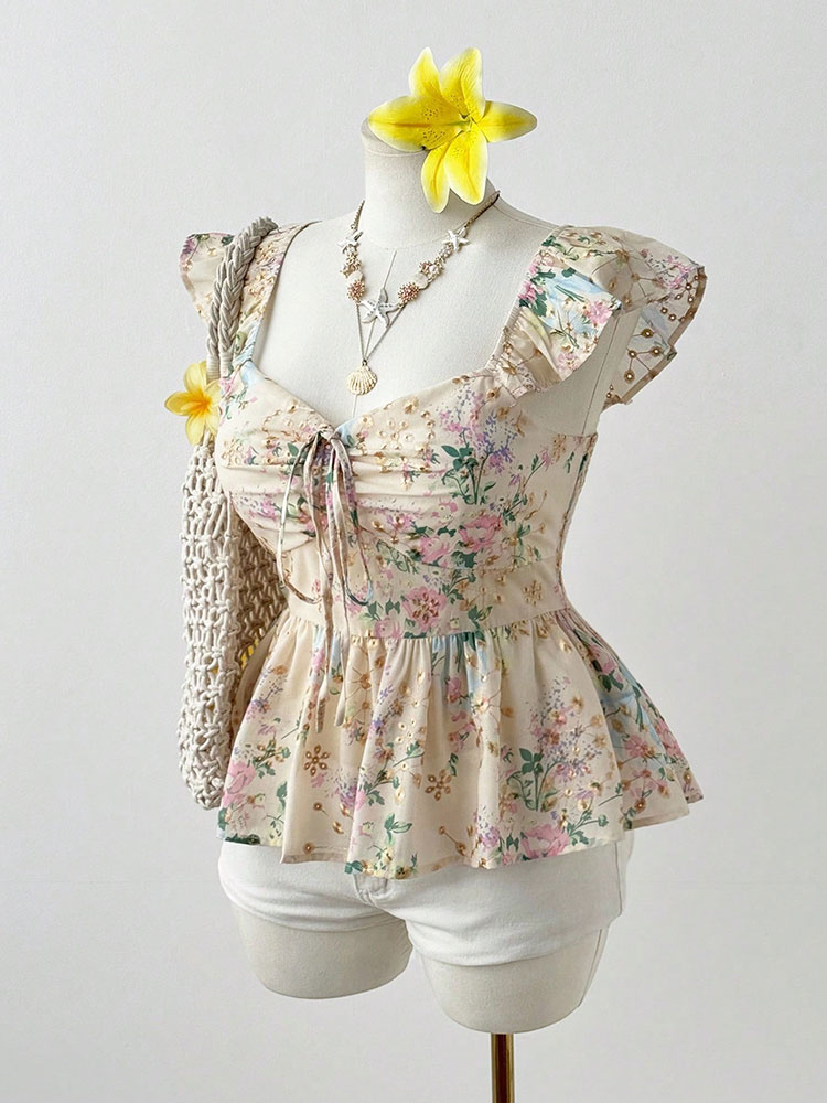 New Embroidery Floral Plus Siz - Embroidery Vest ulasan dan harga