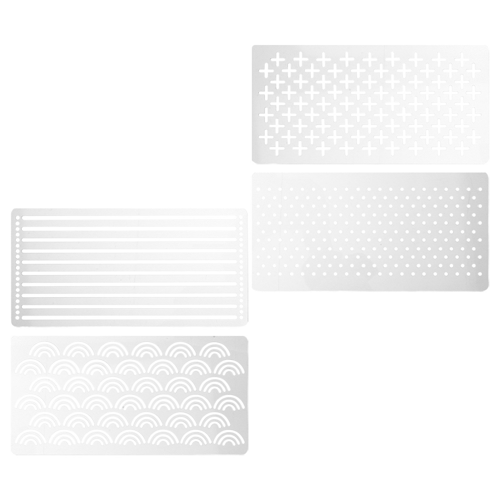 4Pcs Acrylic Quilting Template - Embroidery Pattern ulasan dan harga