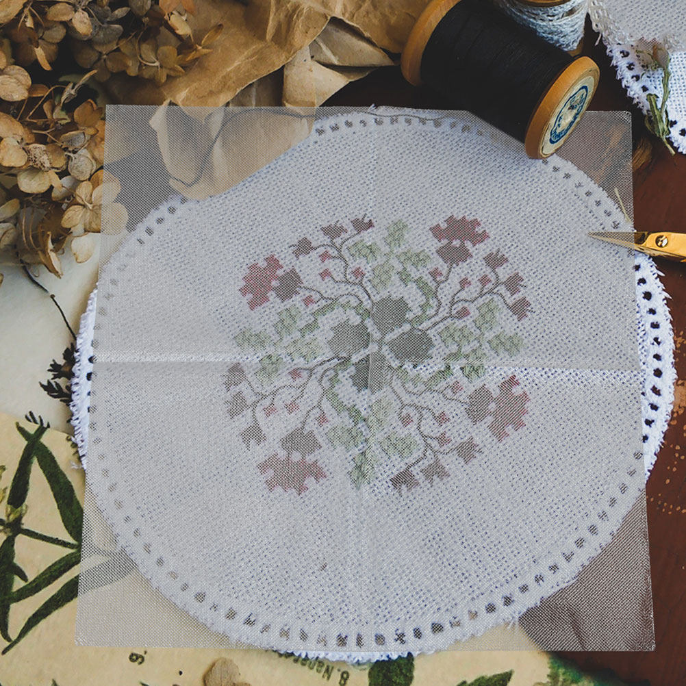 8 Pcs Embroidery Iron Backing  - Embroidery Pattern ulasan dan harga