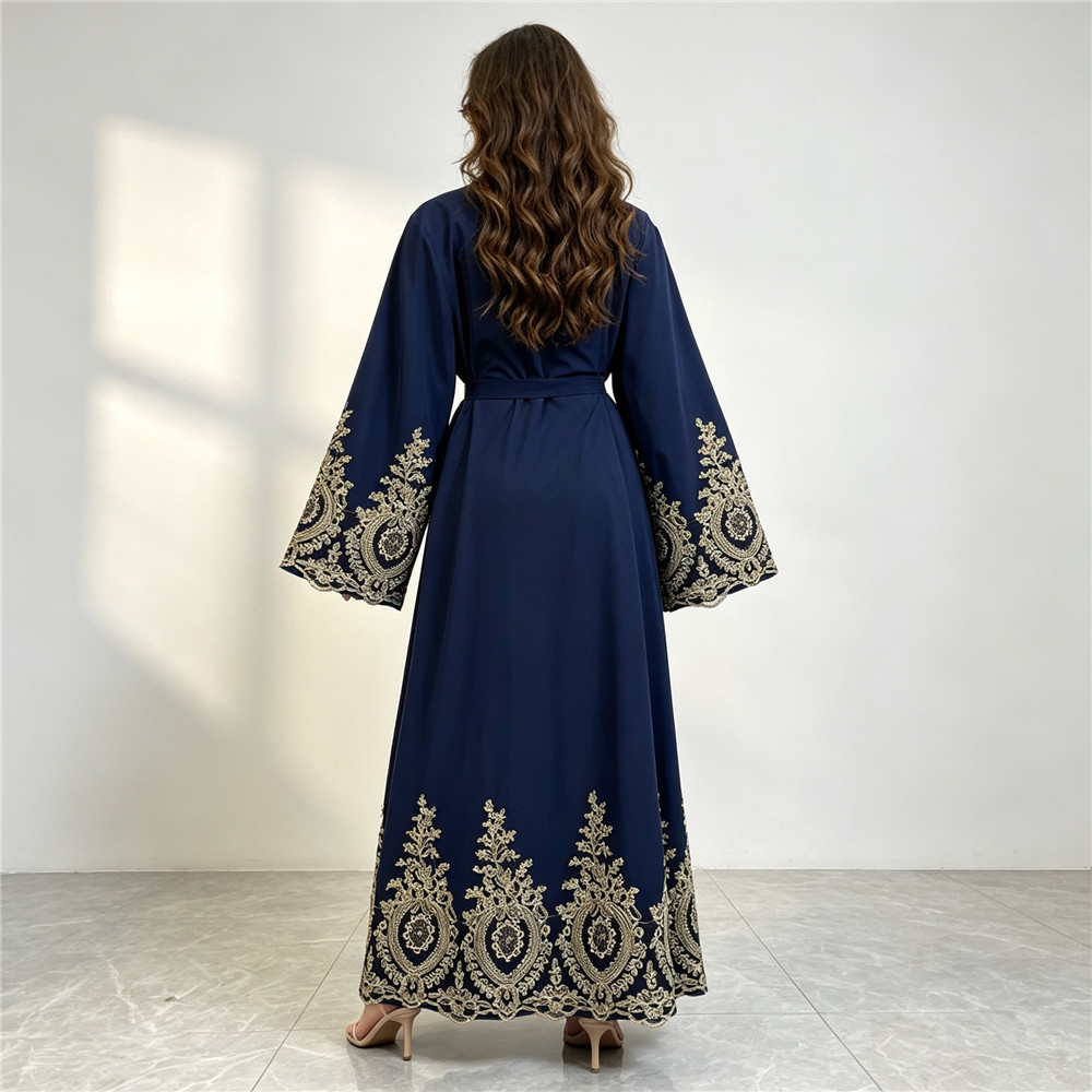 New Abaya Dubai Luxury Kimono  - Embroidery Kaftan ulasan dan harga