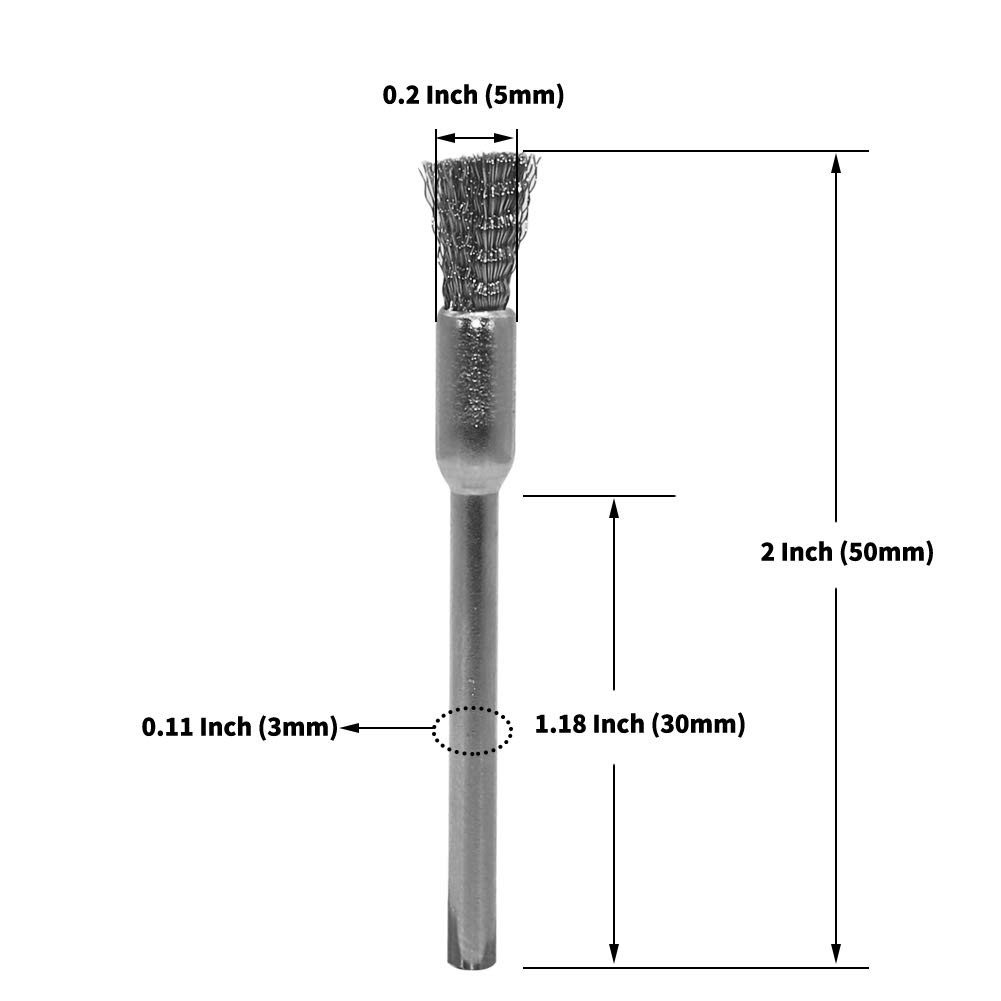 Steel Cleaning End Brushes Pen - Embroidery Art Painting ulasan dan harga