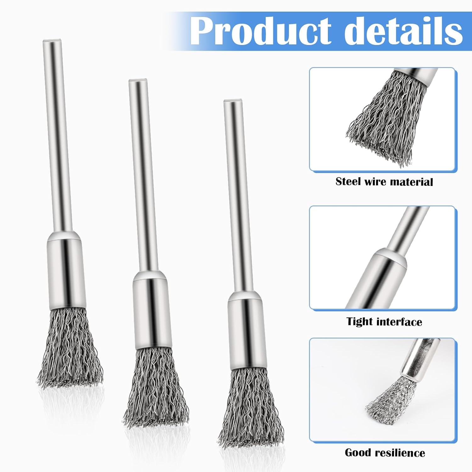 Steel Cleaning End Brushes Pen - Embroidery Art Painting ulasan dan harga