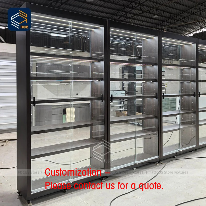 custom.Retail Display Cabinet  - Frame Display Wood ulasan dan harga