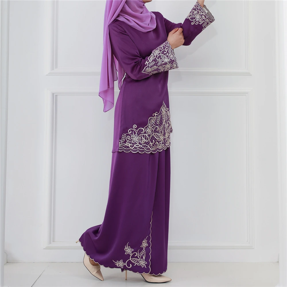 Eid Embroidery Abayas Muslim W - Embroidery Kaftan ulasan dan harga