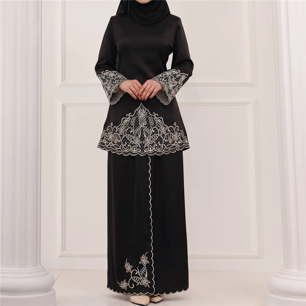 Eid Embroidery Abayas Muslim W - Embroidery Kaftan ulasan dan harga