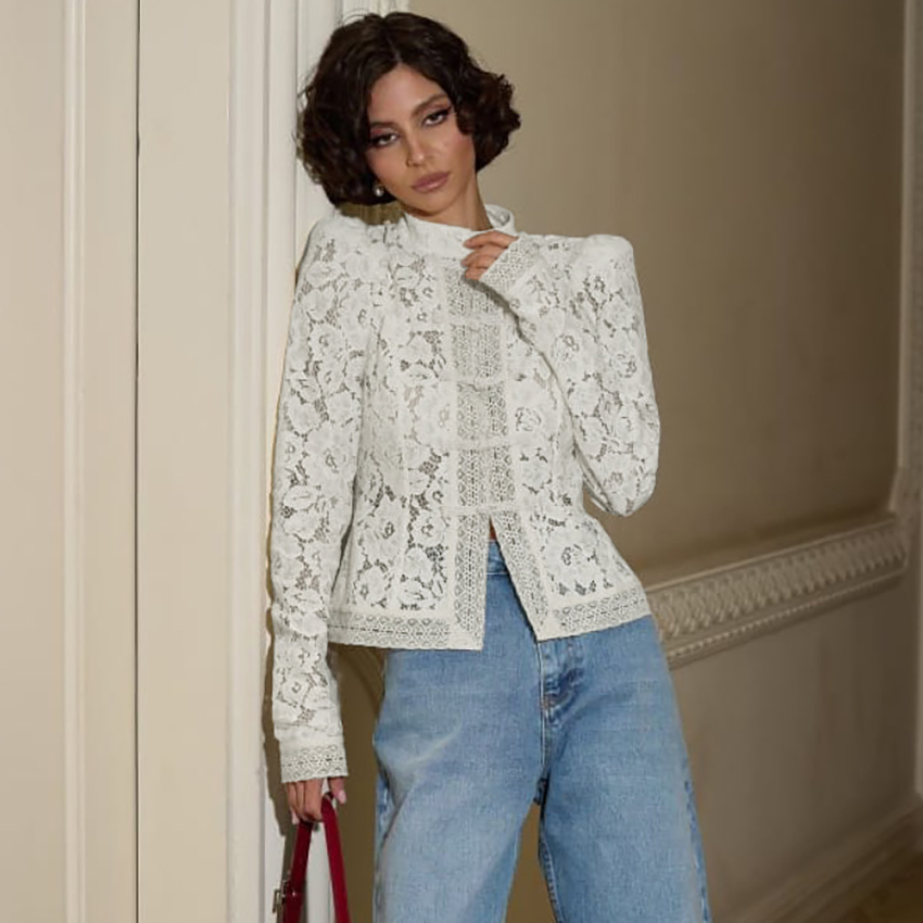 Linad Elegant Embroidery Puff  - Embroidery Online ulasan dan harga