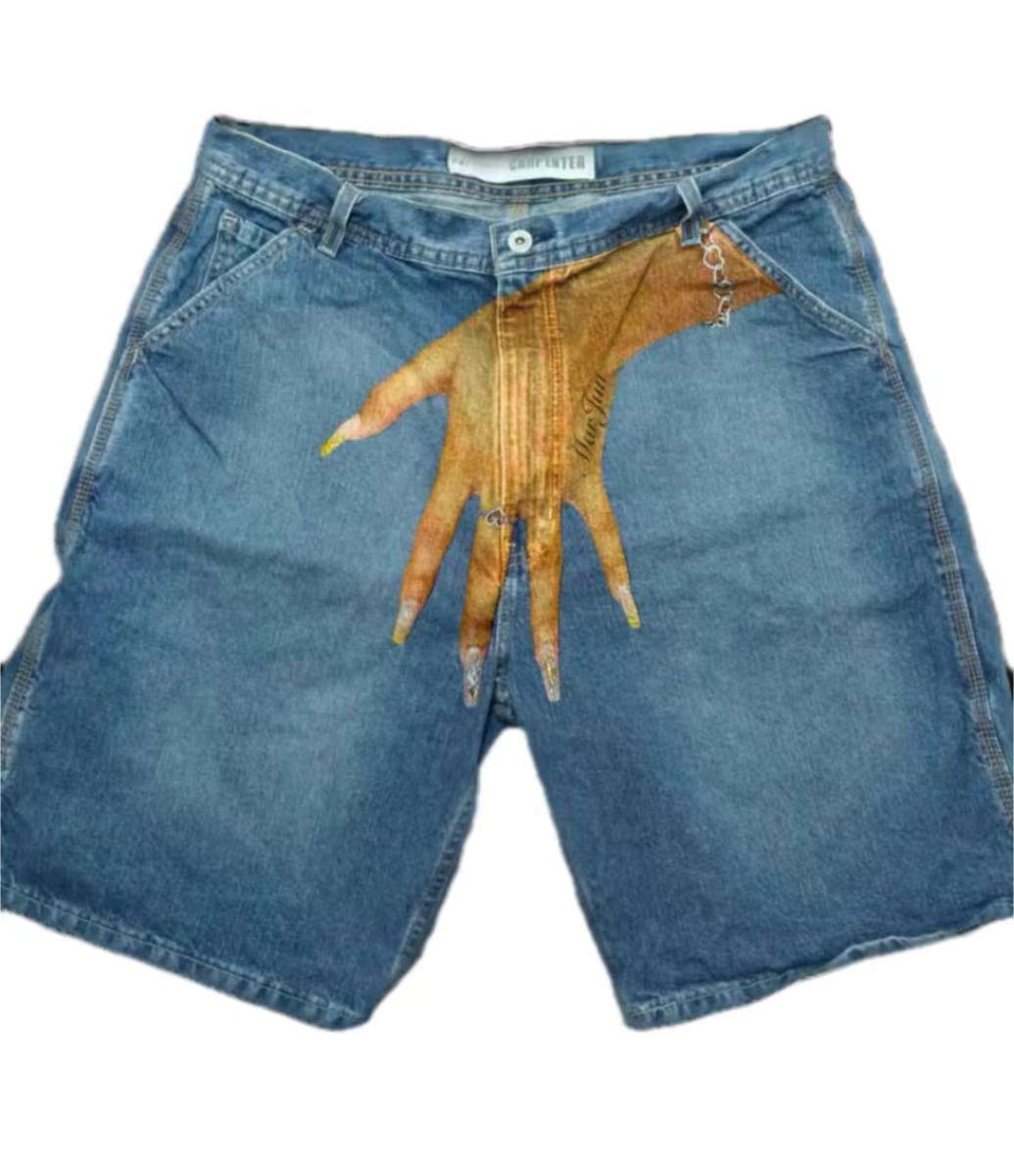 Deeptown Y2k Vintage Harajuku  - Embroidery Jeans ulasan dan harga