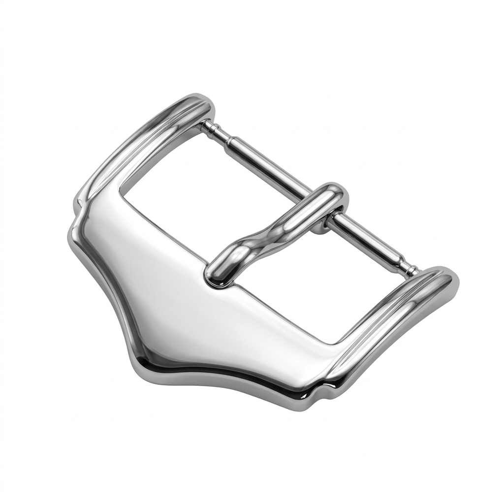 Polished Silver Watch Buckle 1 - Embroidery Kaftan ulasan dan harga
