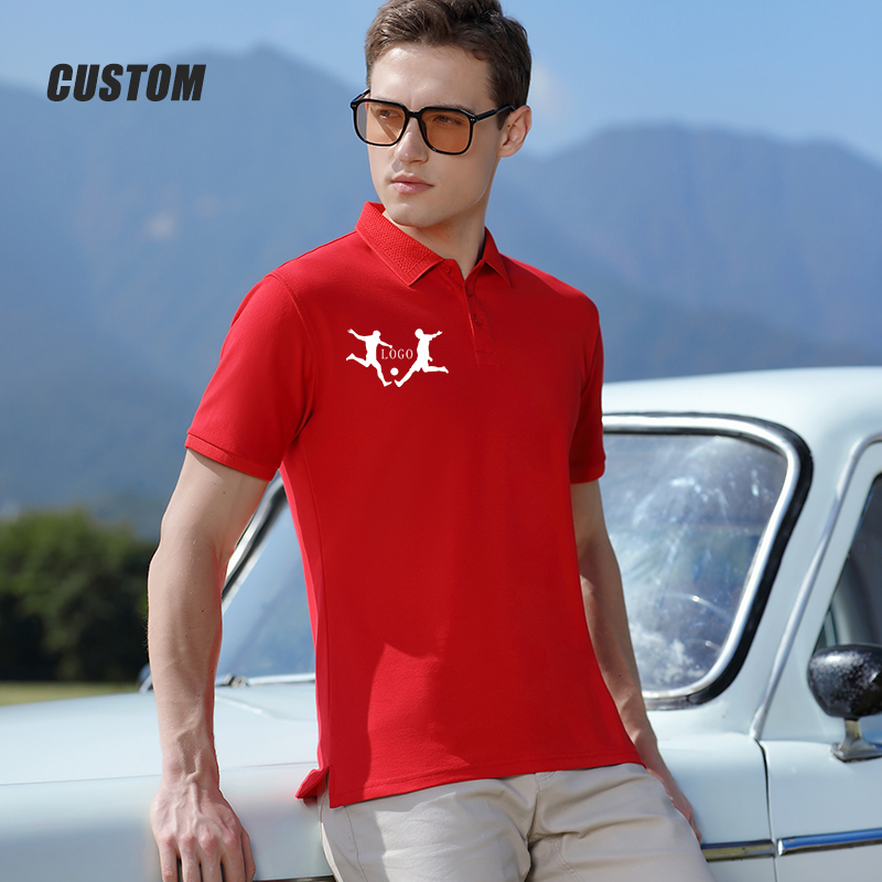 Personality Customization Polo - Embroidery Men Shirt ulasan dan harga