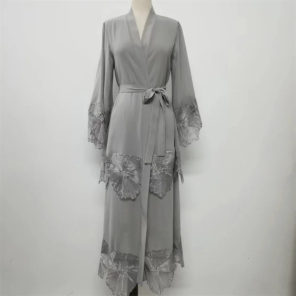 Muslim Women Embroidery Maxi D - Embroidery Kaftan ulasan dan harga