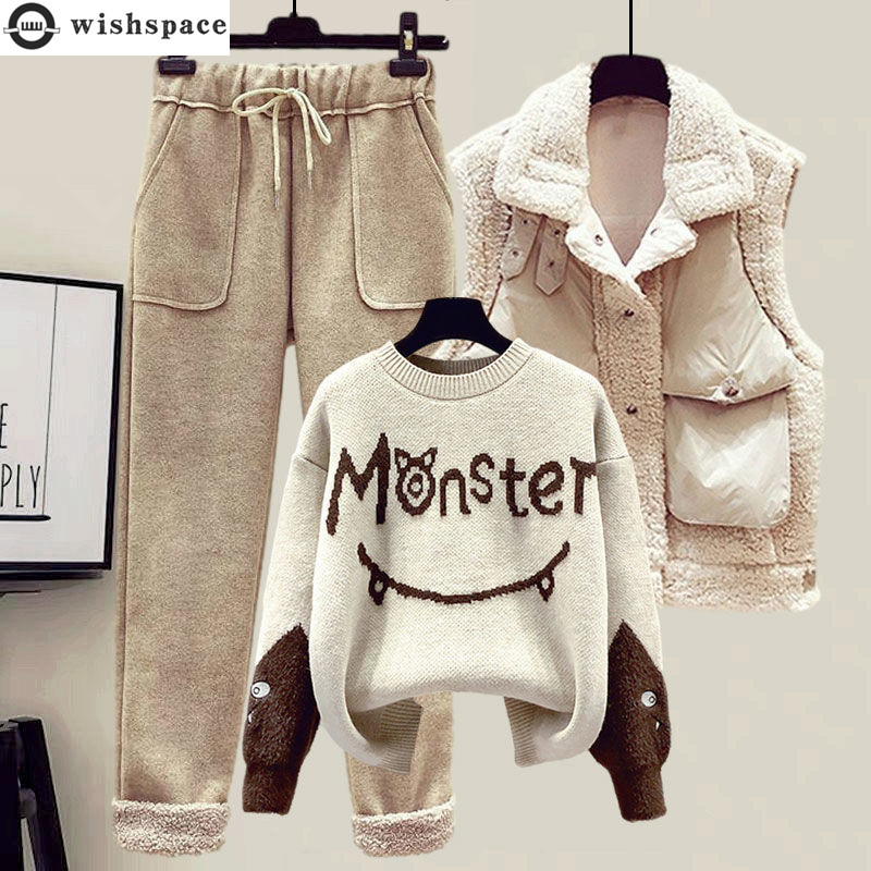2024 Winter New Cashmere Vest  - Embroidery Vest ulasan dan harga