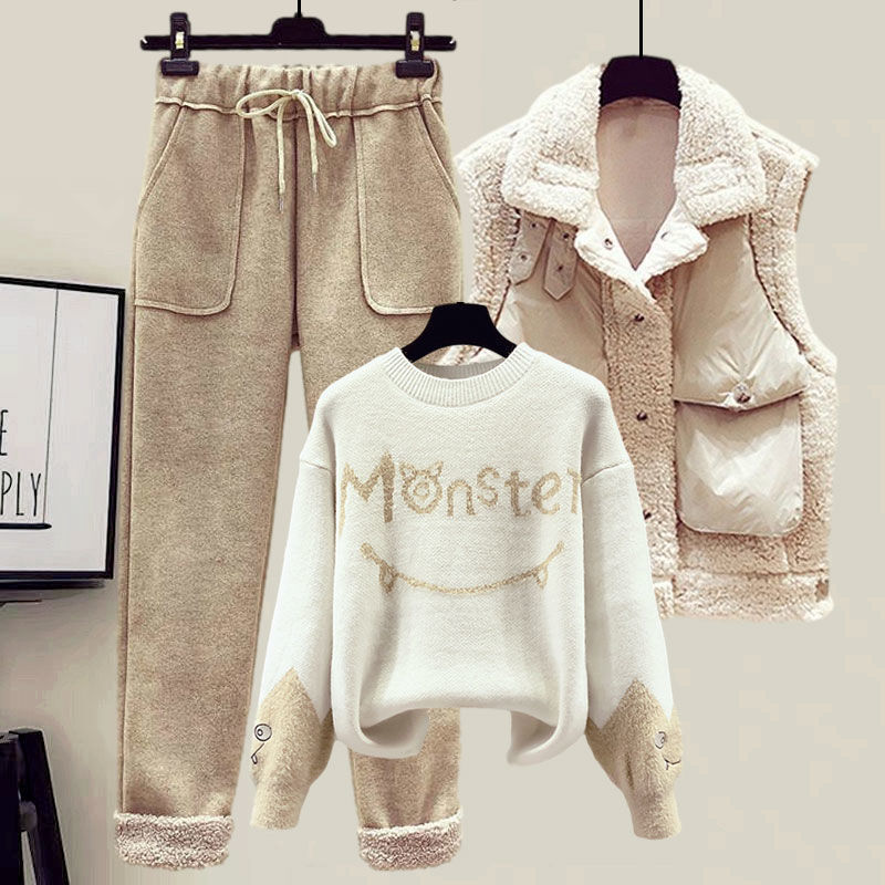 2024 Winter New Cashmere Vest  - Embroidery Vest ulasan dan harga