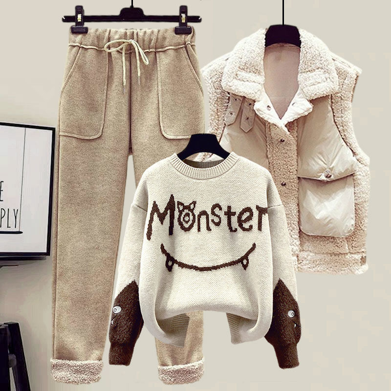2024 Winter New Cashmere Vest  - Embroidery Vest ulasan dan harga