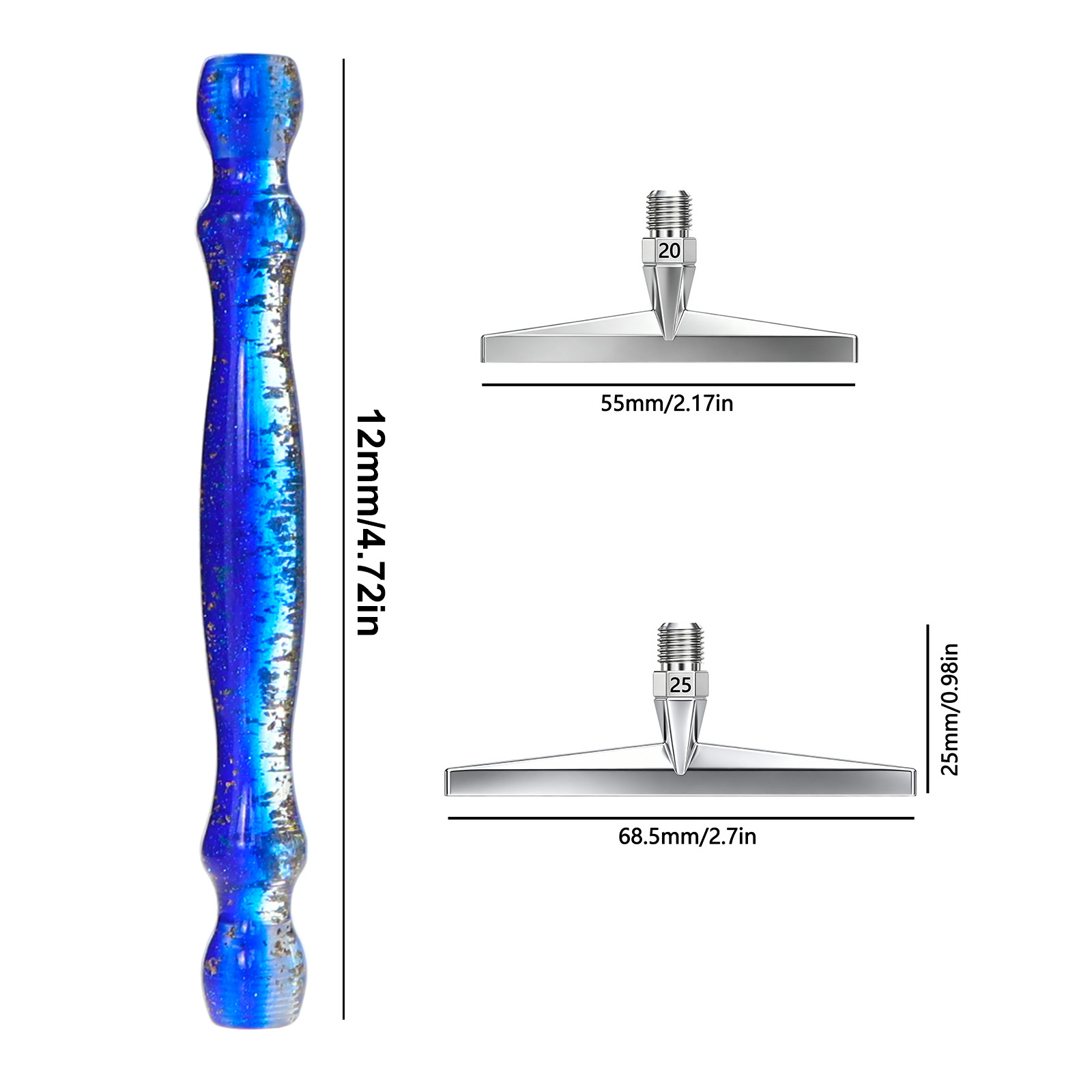 Thin 1-25 Heads Metal High Qua - Embroidery Details ulasan dan harga