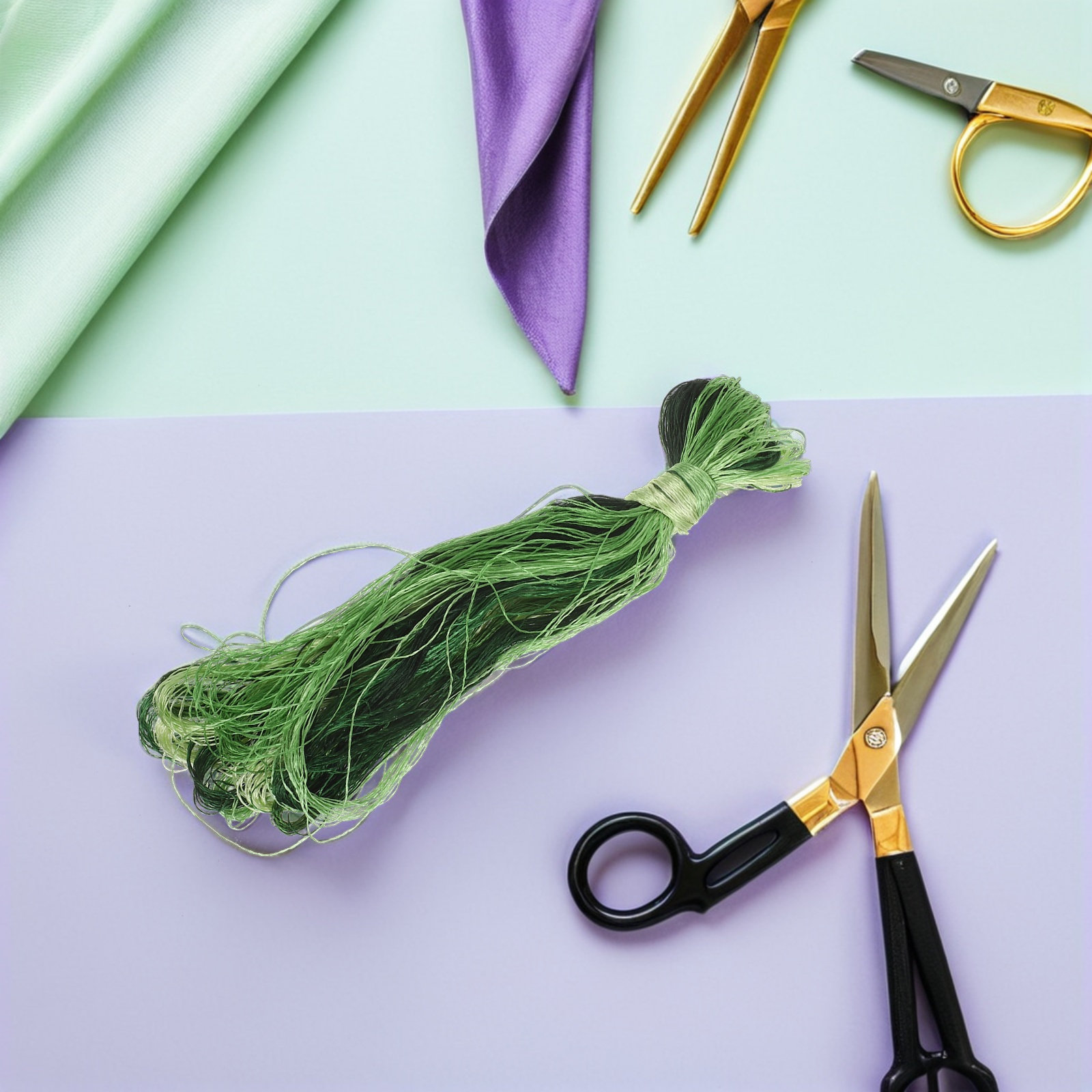 8Pcs Silk Embroidery Thread 65 - Embroidery Diy ulasan dan harga