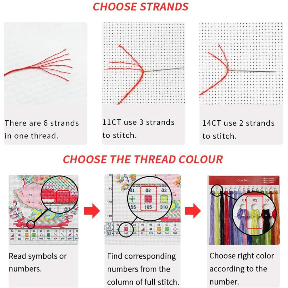 Flowers Rose Tuilp Poppy Pre-P - Embroidery Rose Stitch ulasan dan harga