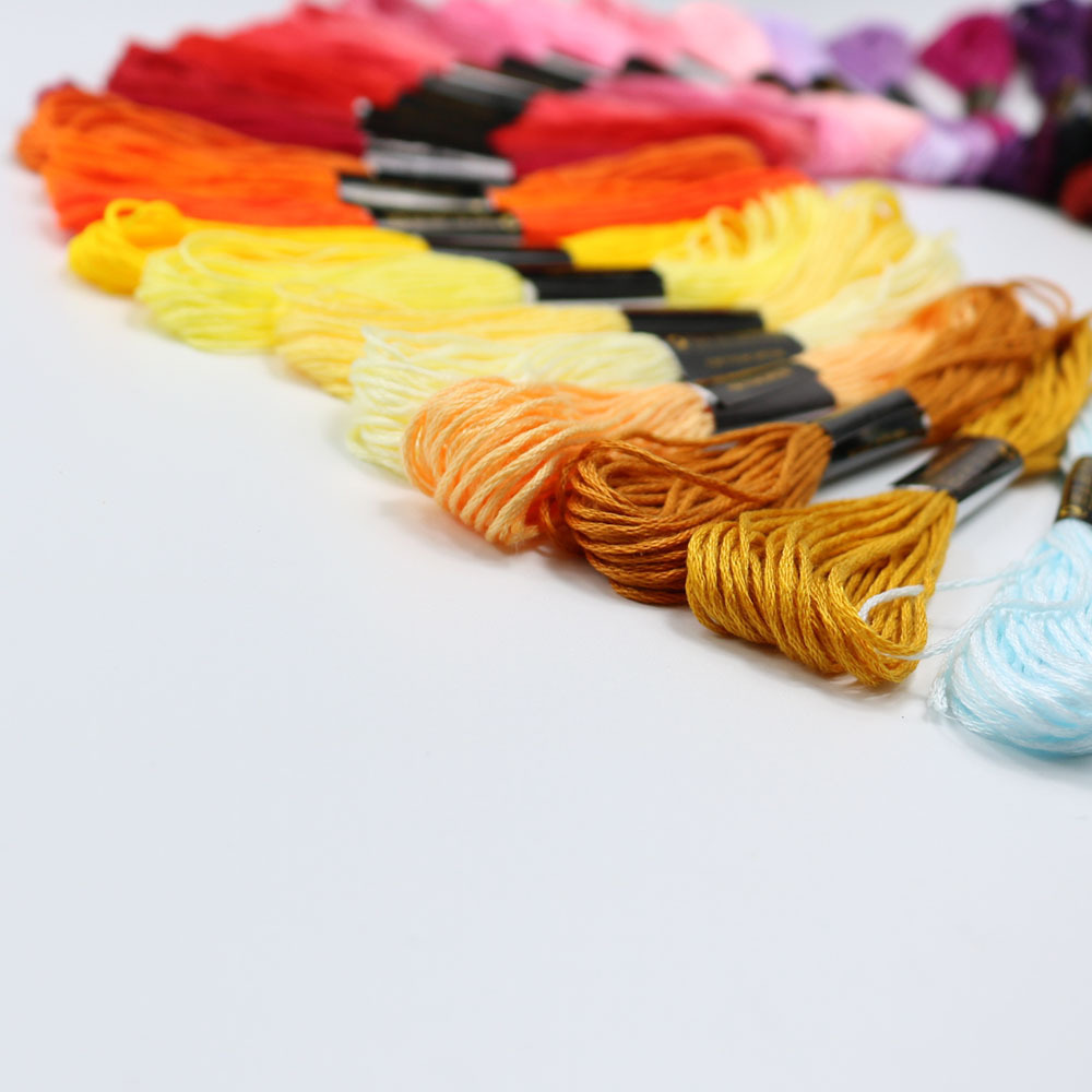 Fixed 50 color cross stitch th - Embroidery Diy ulasan dan harga