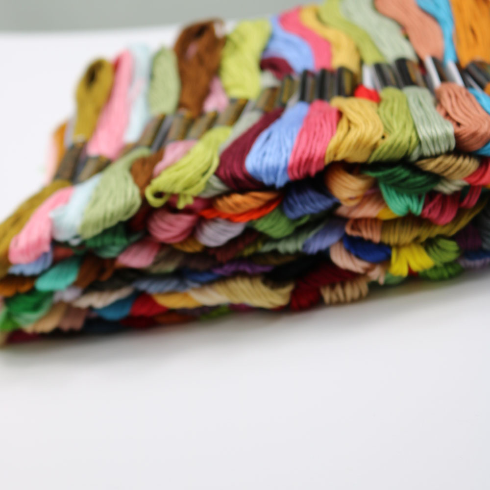 Fixed 50 color cross stitch th - Embroidery Diy ulasan dan harga