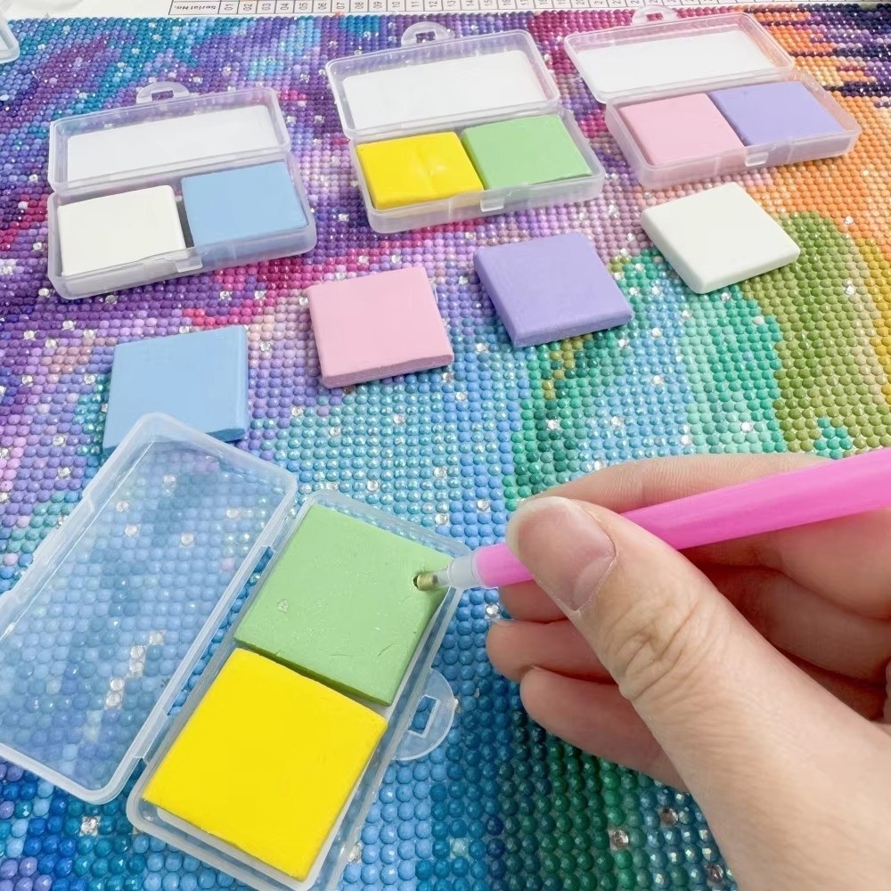 1/2PCS Silicone Diamond Painti - Embroidery Details ulasan dan harga
