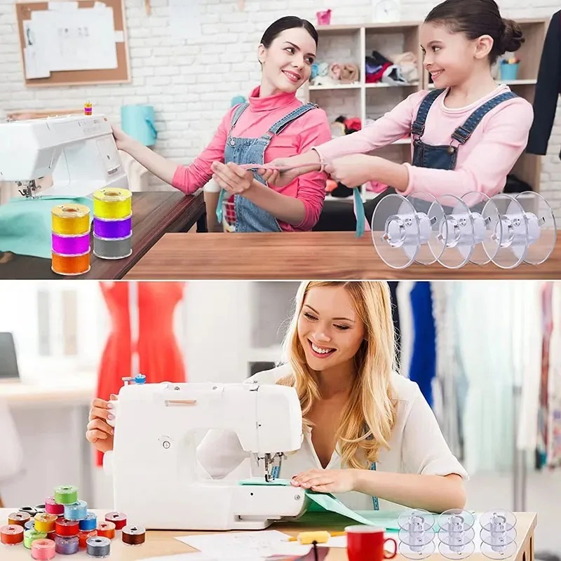 25pcs Home Sewing Machine Bott - Embroidery Yarns ulasan dan harga
