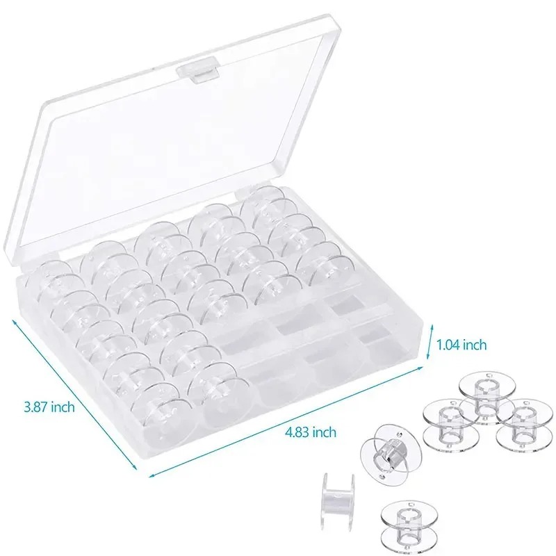 25pcs Home Sewing Machine Bott - Embroidery Yarns ulasan dan harga