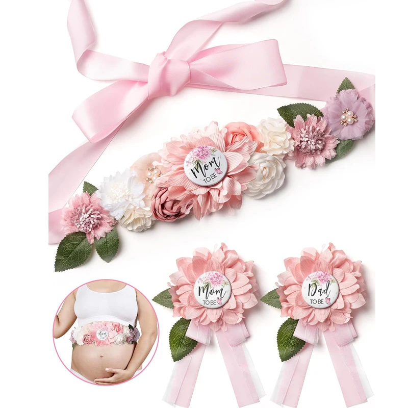 Flower Sash Set-Baby Shower Mo - Embroidery Kaftan ulasan dan harga