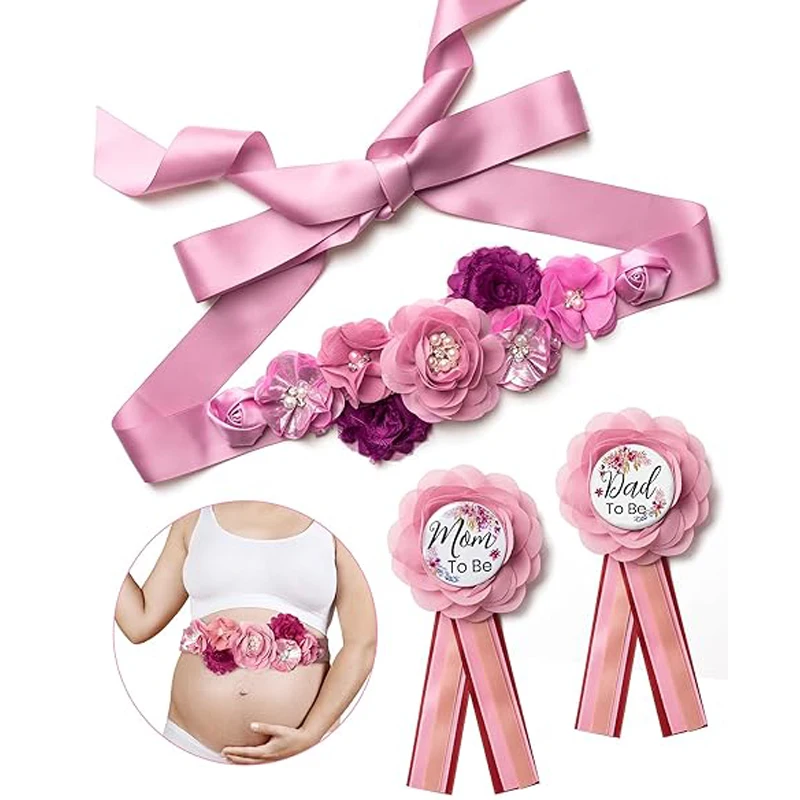 Flower Sash Set-Baby Shower Mo - Embroidery Kaftan ulasan dan harga