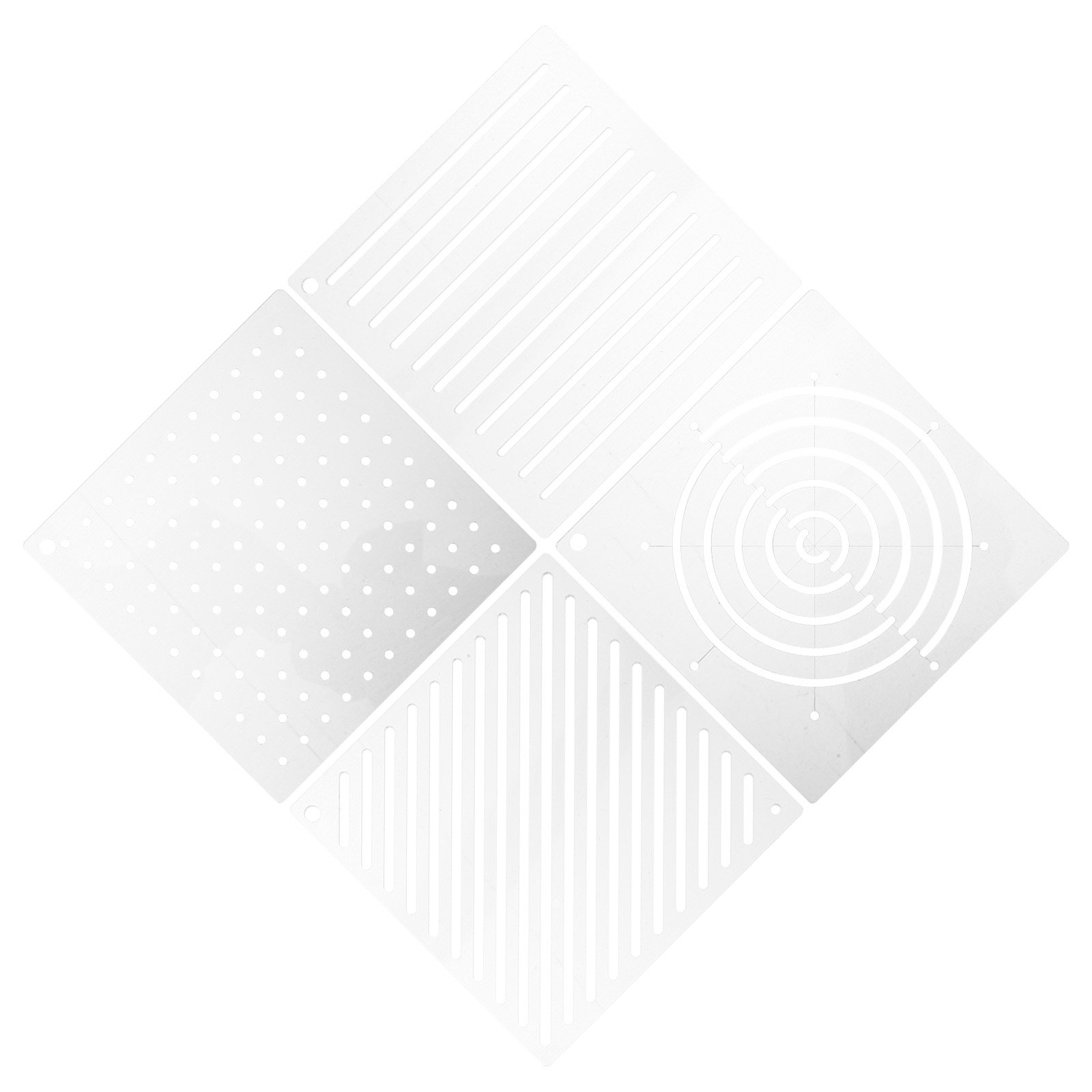 Acrylic Quilting Templates 4 P - Embroidery Pattern ulasan dan harga