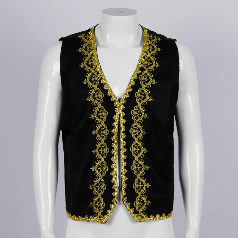 Medieval Gold Embroidery Baroq - Embroidery Vest ulasan dan harga