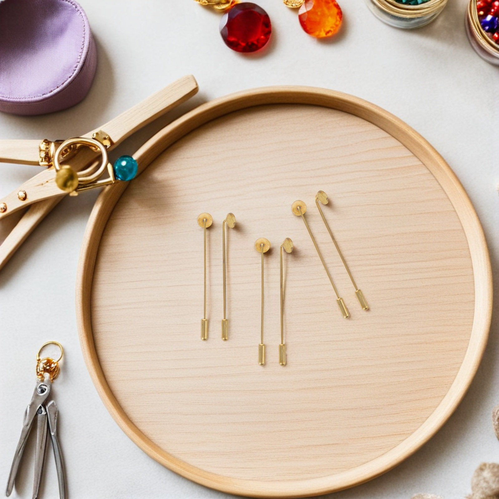 Copper Lapel Pins Blanks for D - Embroidery Diy ulasan dan harga