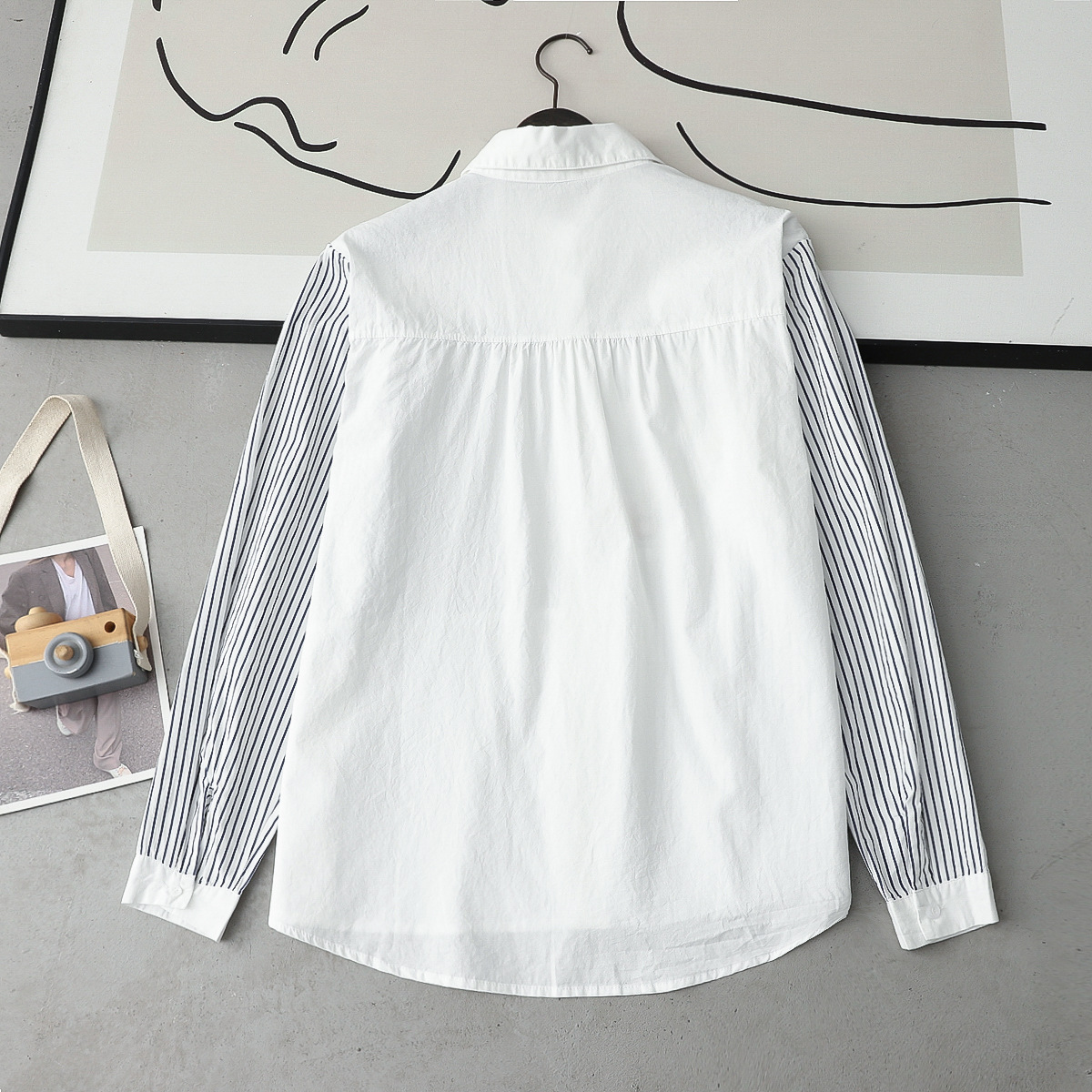 100% Cotton Yarn Blouses Women - Embroidery Yarns ulasan dan harga