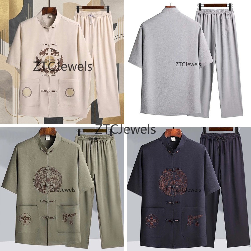 Traditional Chinese Kung Fu Su - Embroidery Shirt ulasan dan harga