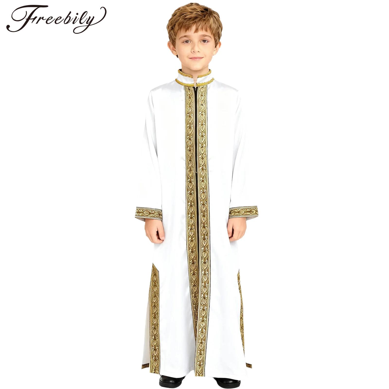 Boys Gold Embroidery Maxi Musl - Embroidery Kaftan ulasan dan harga