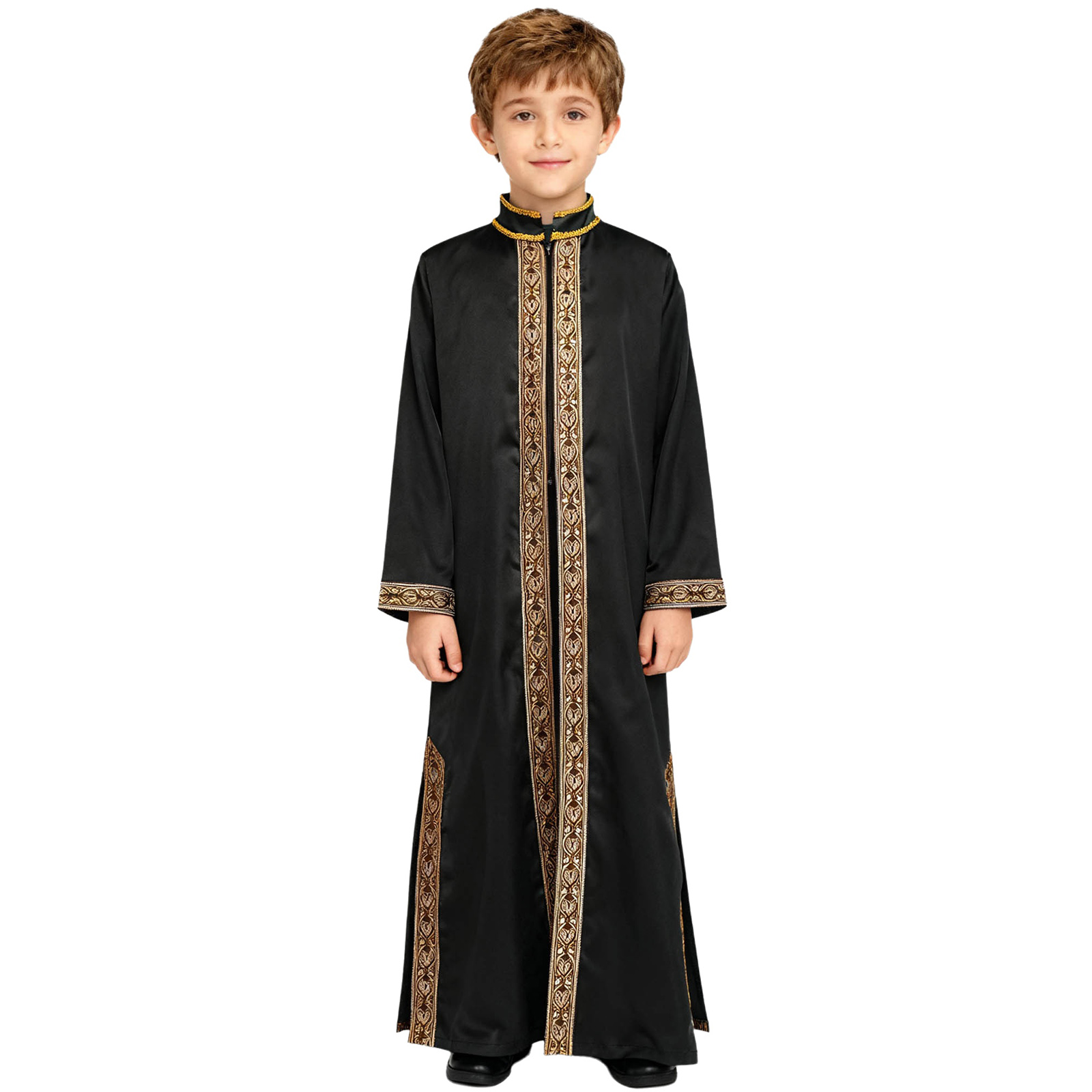 Boys Gold Embroidery Maxi Musl - Embroidery Kaftan ulasan dan harga