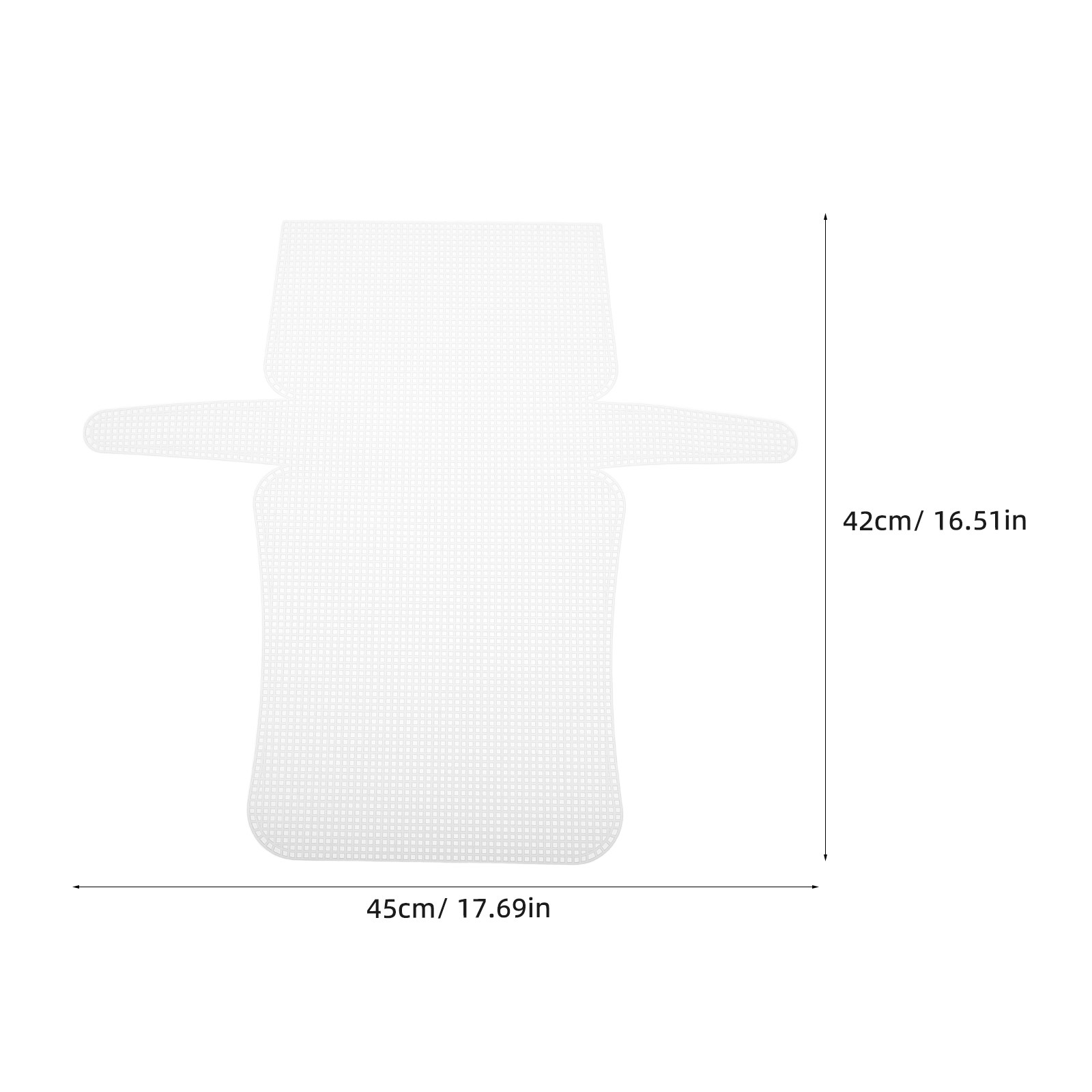 4Pcs Plastic Mesh Canvas Sheet - Embroidery Yarns ulasan dan harga