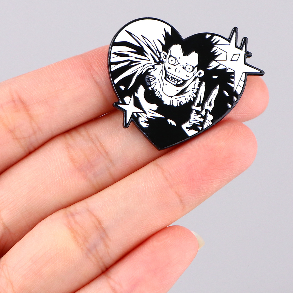 Death Note Alloy Enamel Brooch - Embroidery Reddit ulasan dan harga