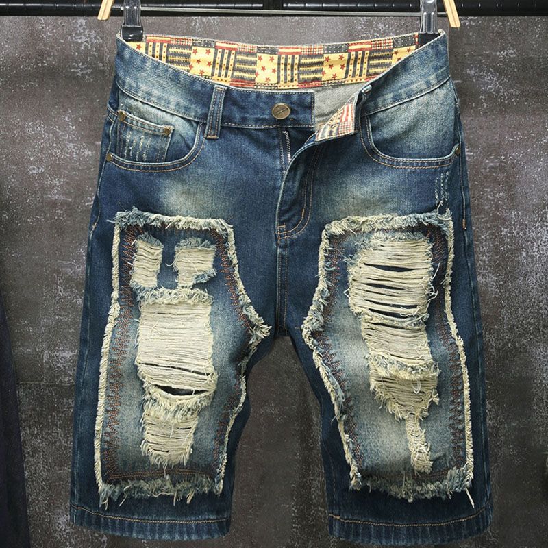 New European and American styl - Embroidery Jeans ulasan dan harga