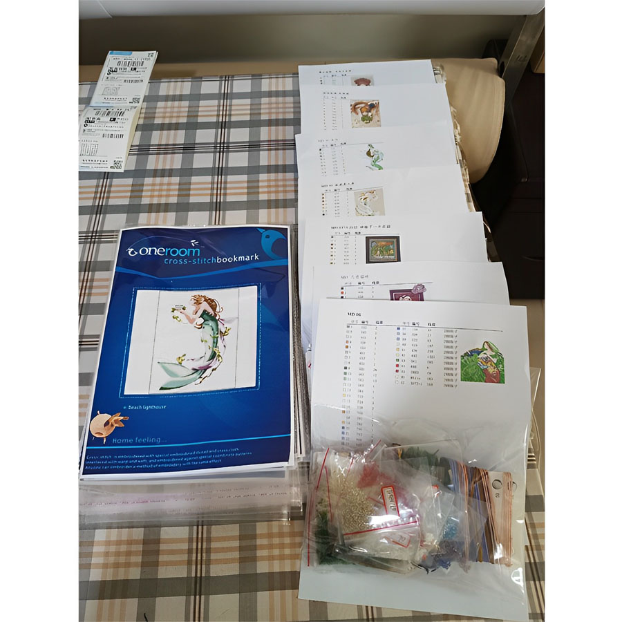 Cross stitch Kit 14CT Canvas C - Embroidery Yellow Flower ulasan dan harga