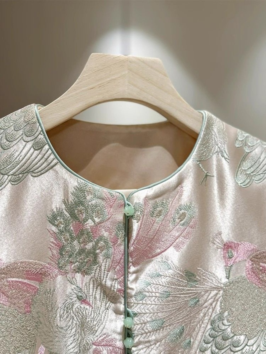 New Chinese Style Women's Vest - Embroidery Vest ulasan dan harga