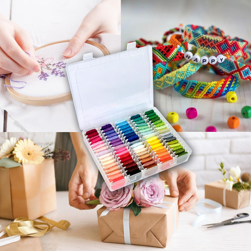 100% Cotton Embroidery Thread  - Embroidery Diy ulasan dan harga