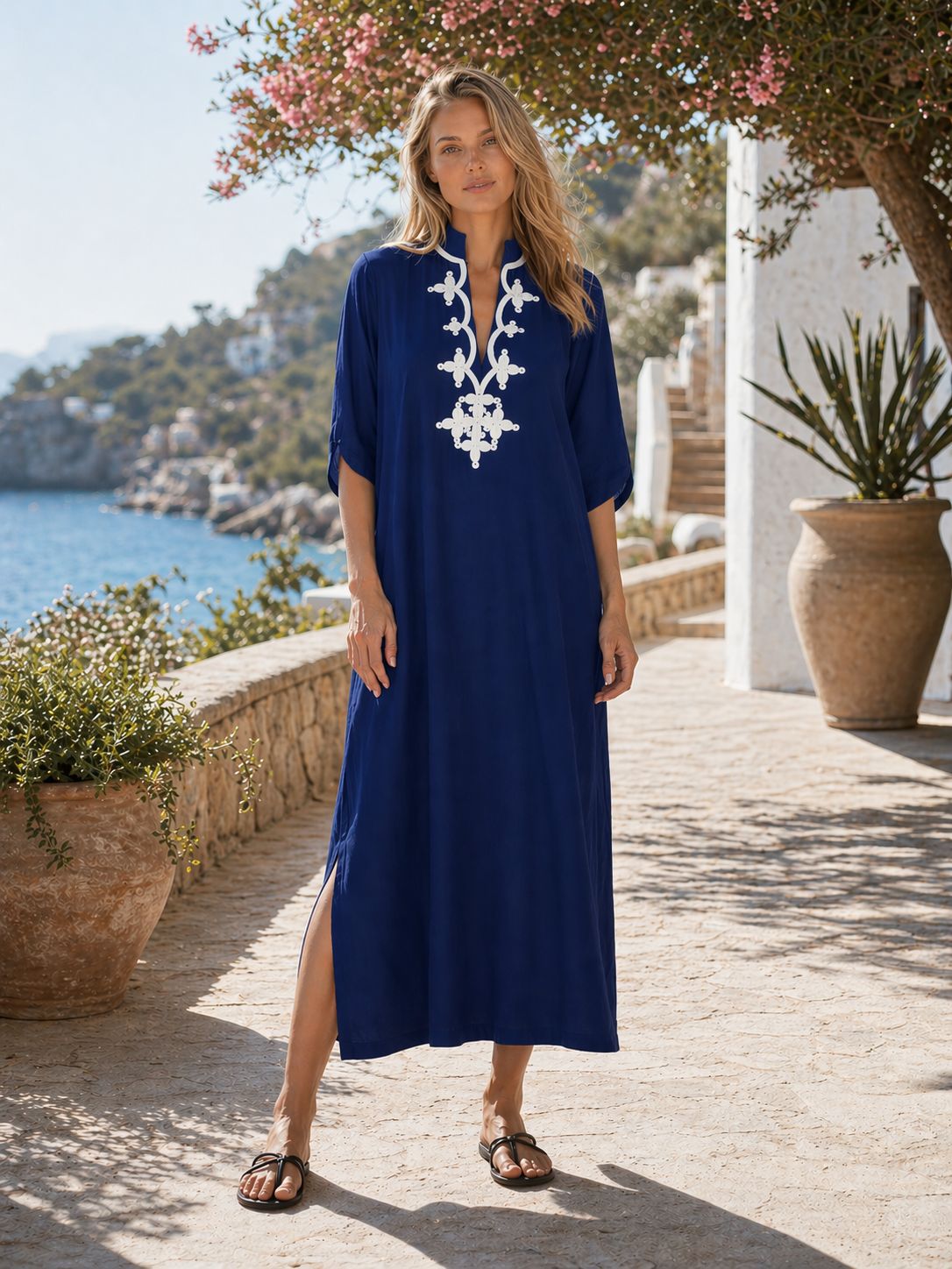 Caftan Dresses for Women Embro - Embroidery Kaftan ulasan dan harga