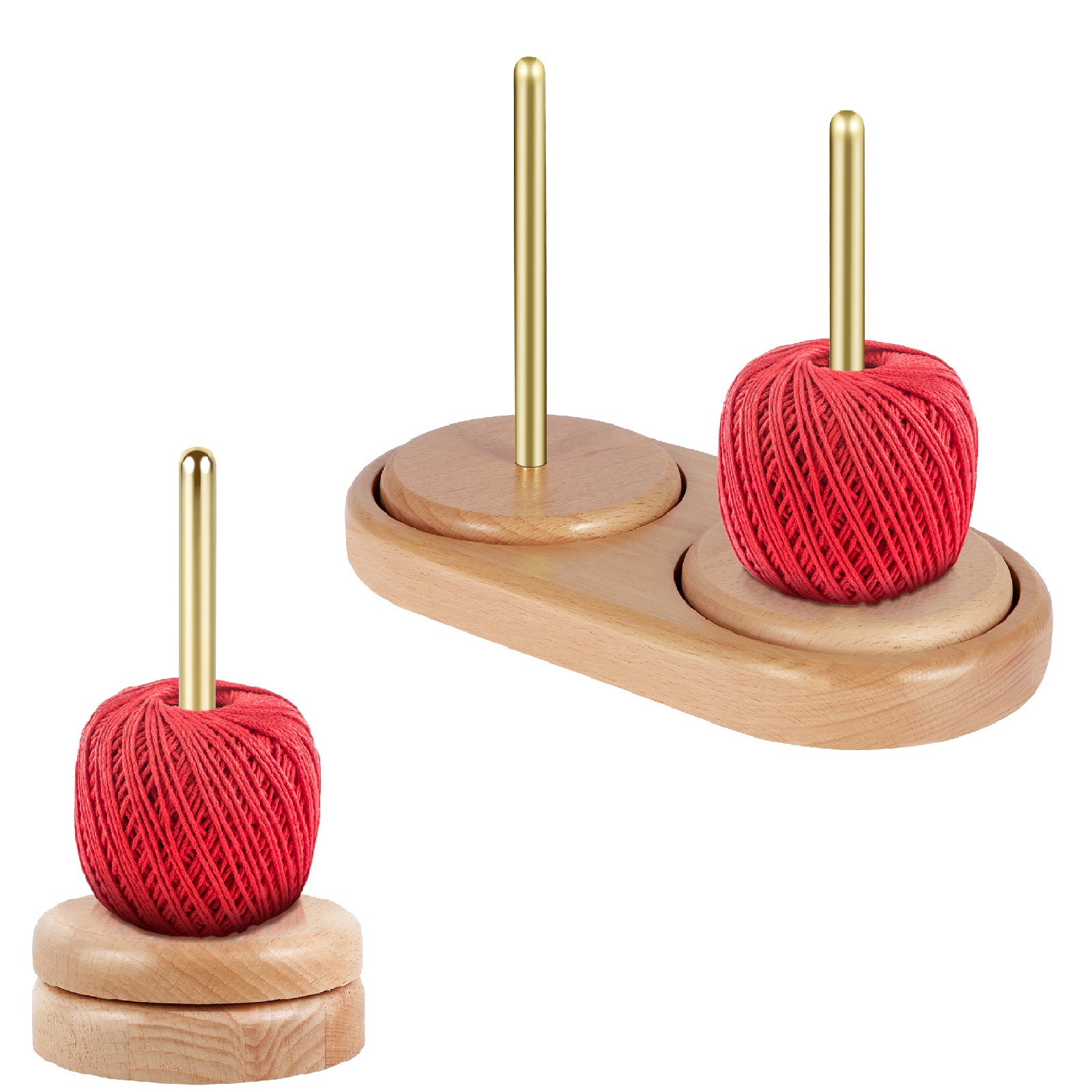 Yarn Ball Holder Rotatable Woo - Embroidery Yarns ulasan dan harga