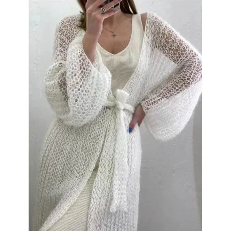 Cardigan Women Knitted Open St - Embroidery Online ulasan dan harga